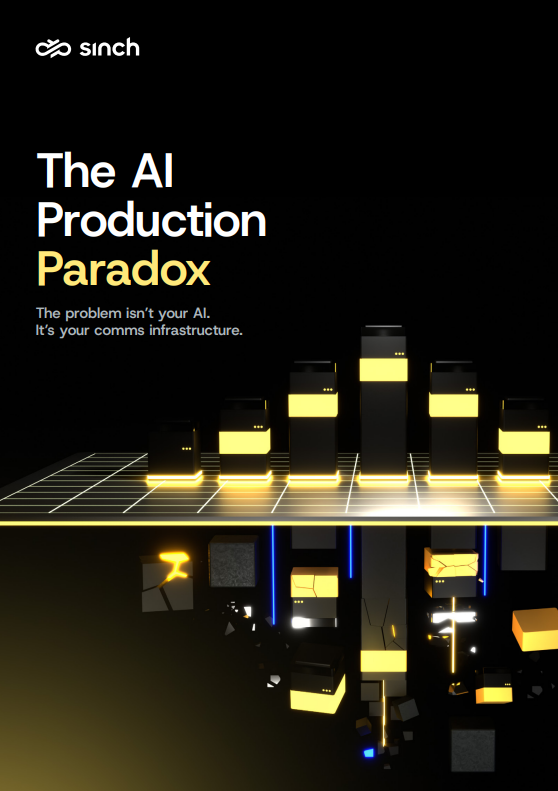 The Sinch AI Produciton Report frontpage.png