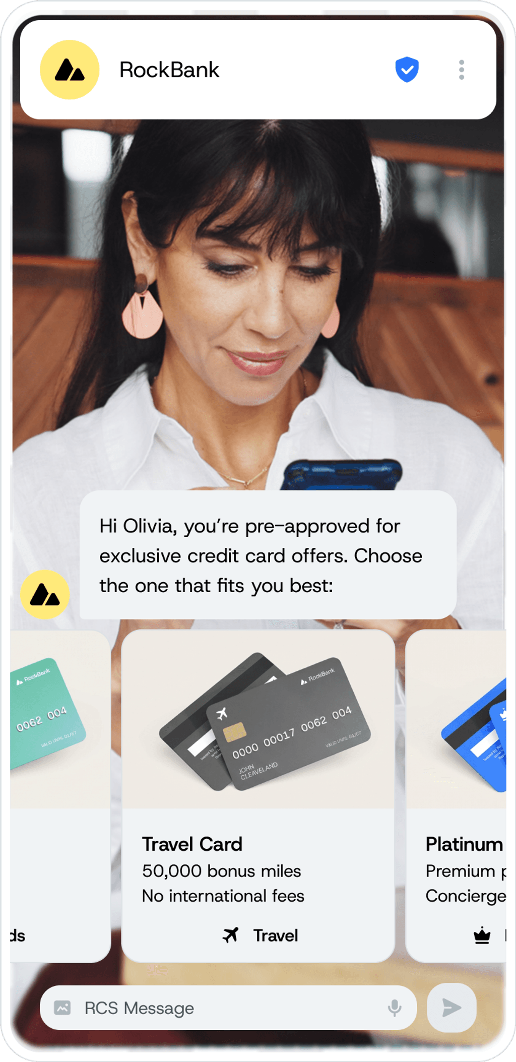 Humanized handset - Finserv